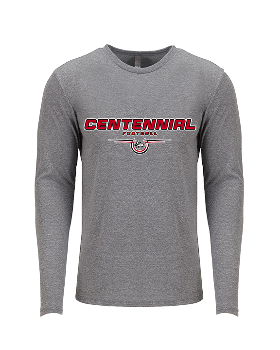 Centennial HS Football Design - Tri-Blend Long Sleeve