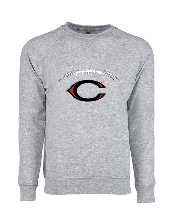 Centennial HS Football Laces - Crewneck Sweatshirt