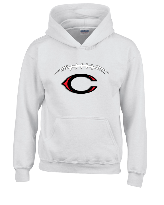 Centennial HS Football Laces - Youth Hoodie