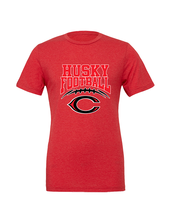 Centennial HS Football School Football - Tri-Blend Shirt