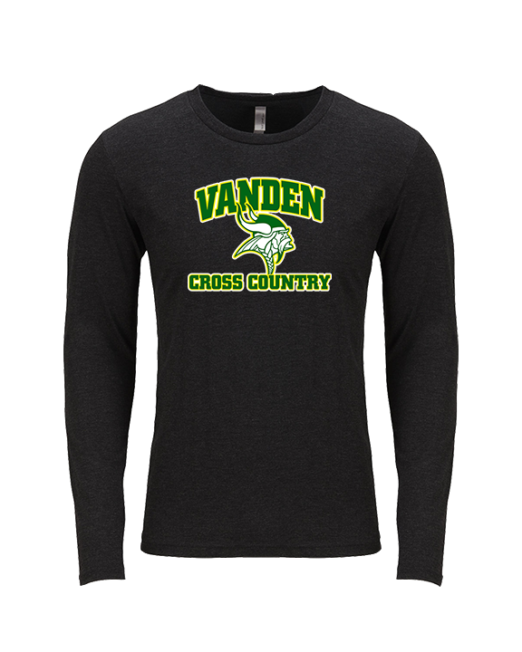 Vanden HS Cross Country Additional - Tri-Blend Long Sleeve