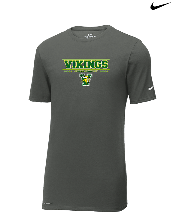 Vanden HS Cross Country Border - Mens Nike Cotton Poly Tee