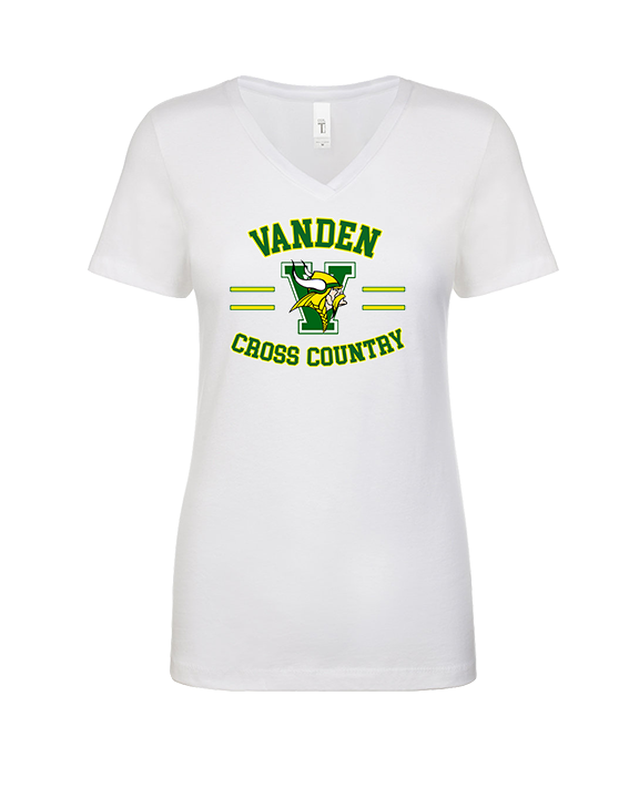 Vanden HS Cross Country Curve - Womens Vneck