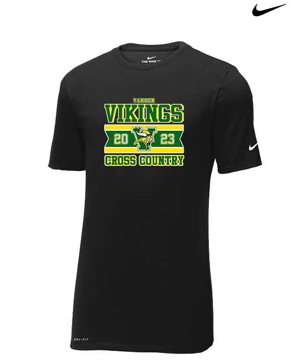 Vanden HS Cross Country Stamp - Mens Nike Cotton Poly Tee