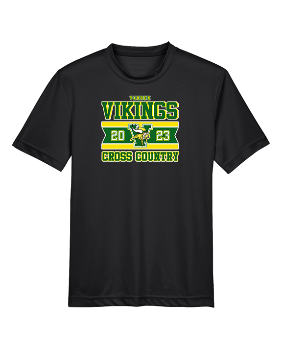 Vanden HS Cross Country Stamp - Youth Performance Shirt