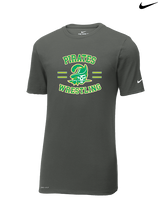 West Windsor-Plainsboro HS South Wrestling Curve - Mens Nike Cotton Poly Tee
