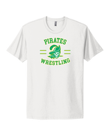 West Windsor-Plainsboro HS South Wrestling Curve - Mens Select Cotton T-Shirt