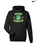 West Windsor-Plainsboro HS South Wrestling Curve - Nike Club Fleece Hoodie