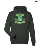 West Windsor-Plainsboro HS South Wrestling Curve - Nike Club Fleece Hoodie