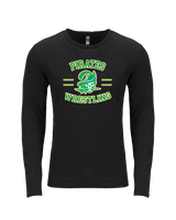 West Windsor-Plainsboro HS South Wrestling Curve - Tri-Blend Long Sleeve