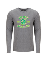West Windsor-Plainsboro HS South Wrestling Curve - Tri-Blend Long Sleeve