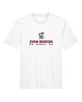 Zion-Benton Township HS Baseball Stacked - Youth Performance T-Shirt