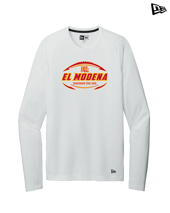 El Modena HS Football Custom 3 - New Era Performance Long Sleeve