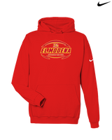 El Modena HS Football Custom 3 - Nike Club Fleece Hoodie