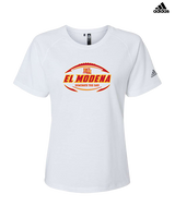 El Modena HS Football Custom 3 - Womens Adidas Performance Shirt