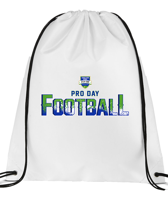 808 PRO Day Football Splatter - Drawstring Bag