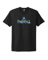 808 PRO Day Football Splatter - Mens Select Cotton T-Shirt