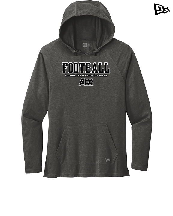 AEX Showcase Football Block - New Era Tri-Blend Hoodie