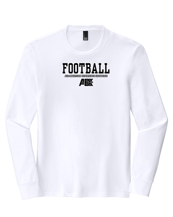 AEX Showcase Football Block - Tri-Blend Long Sleeve