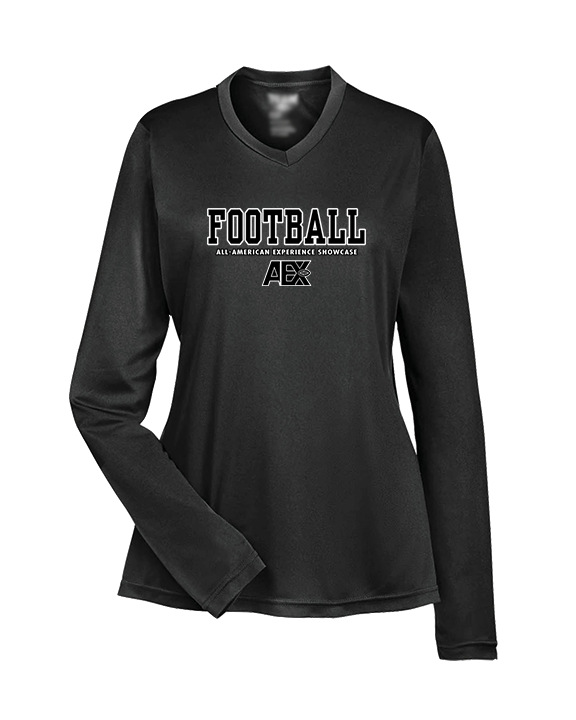 AEX Showcase Football Block - Womens Performance Longsleeve