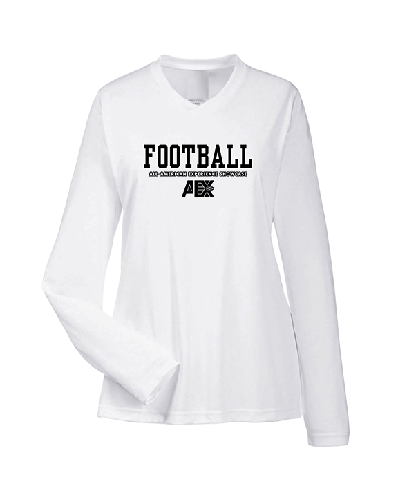 AEX Showcase Football Block - Womens Performance Longsleeve
