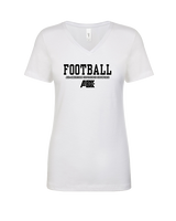 AEX Showcase Football Block - Womens Vneck