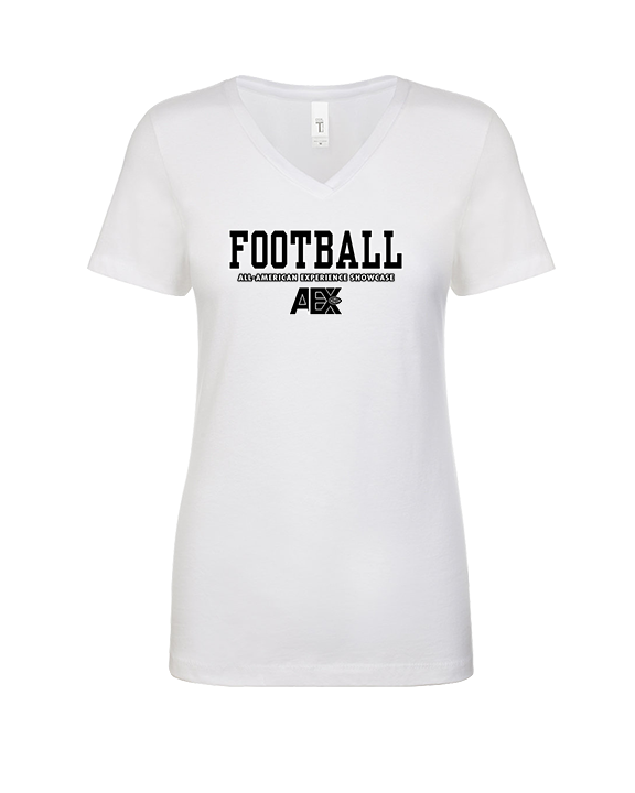 AEX Showcase Football Block - Womens Vneck