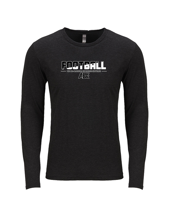 AEX Showcase Football Cut - Tri-Blend Long Sleeve