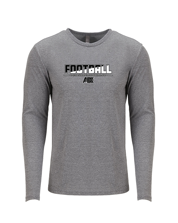 AEX Showcase Football Cut - Tri-Blend Long Sleeve