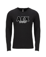 AEX Showcase Football Dad - Tri-Blend Long Sleeve