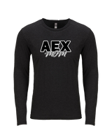 AEX Showcase Football Mom - Tri-Blend Long Sleeve