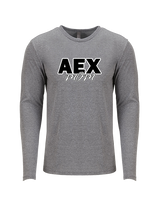 AEX Showcase Football Mom - Tri-Blend Long Sleeve