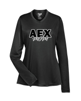 AEX Showcase Football Mom - Womens Performance Longsleeve