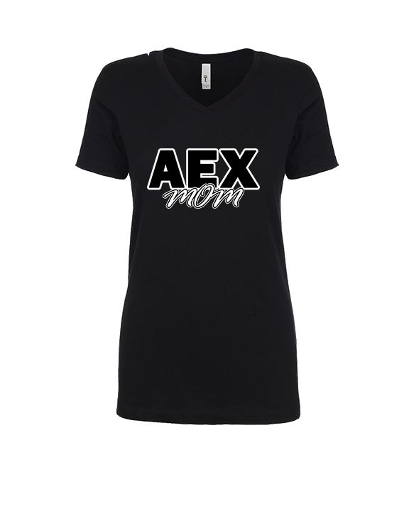 AEX Showcase Football Mom - Womens Vneck