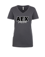 AEX Showcase Football Mom - Womens Vneck