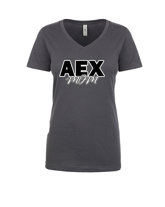 AEX Showcase Football Mom - Womens Vneck