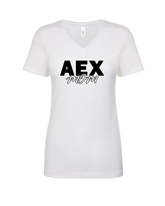 AEX Showcase Football Mom - Womens Vneck