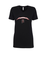 ALFB Chat Football Laces - Womens Vneck