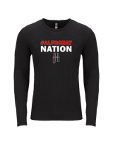 ALFB Chat Football Nation - Tri-Blend Long Sleeve