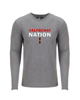 ALFB Chat Football Nation - Tri-Blend Long Sleeve