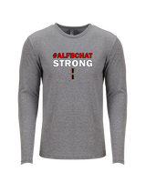 ALFB Chat Football Strong - Tri-Blend Long Sleeve