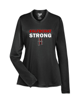ALFB Chat Football Strong - Womens Performance Longsleeve