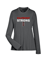 ALFB Chat Football Strong - Womens Performance Longsleeve