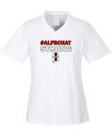 ALFB Chat Football Strong - Womens Performance Shirt