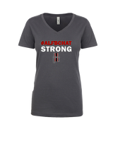 ALFB Chat Football Strong - Womens Vneck