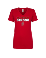 ALFB Chat Football Strong - Womens Vneck