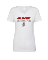 ALFB Chat Football Strong - Womens Vneck