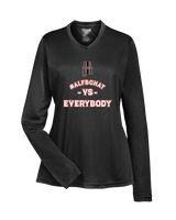 ALFB Chat Football Vs Everybody - Womens Performance Longsleeve