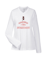 ALFB Chat Football Vs Everybody - Womens Performance Longsleeve
