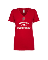 ALFB Chat Football Vs Everybody - Womens Vneck